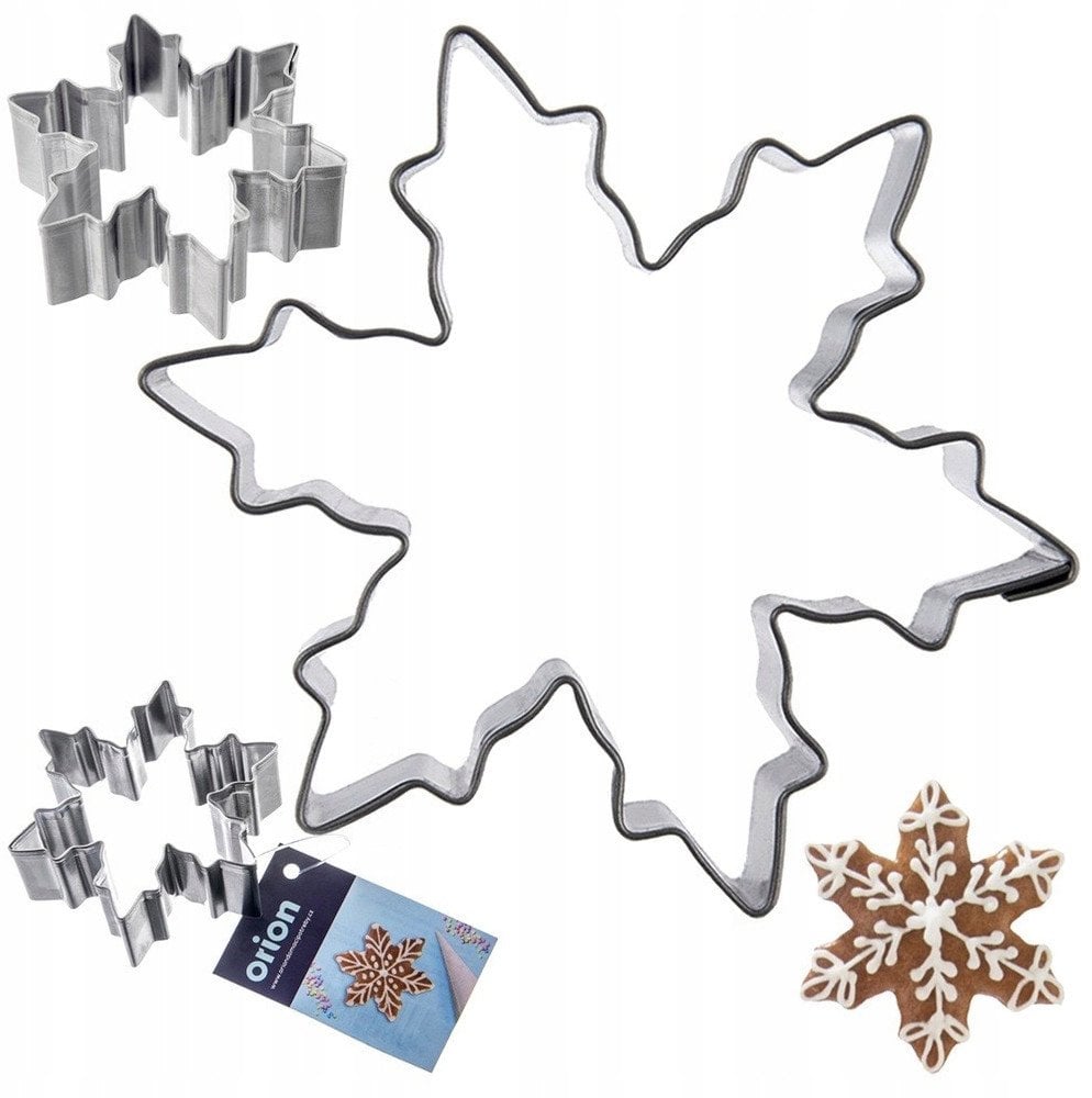 Wykrawacz do ciastek stalowy płatek śniegu 5,5 cm