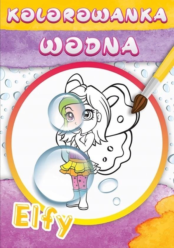 Wodne kolorowanki elfy