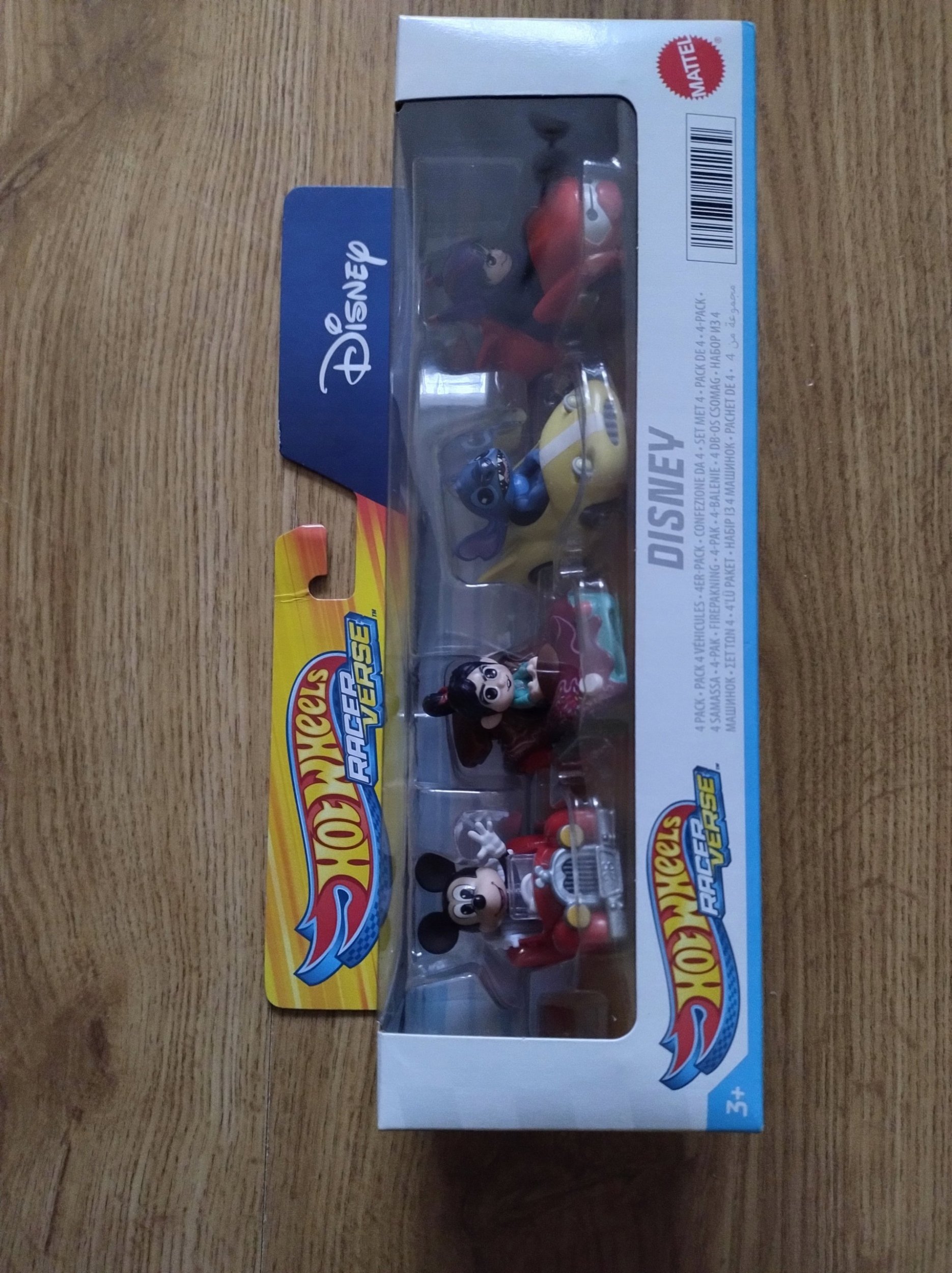 Mattel Zestaw pojazdów RacerVerse 4-pak