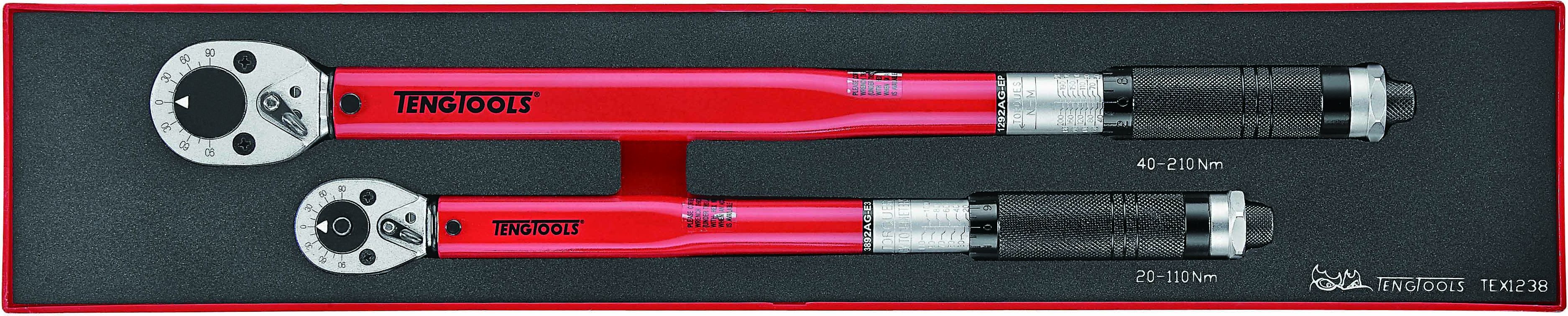 Teng Tools Zestaw 2 kluczy dynamometrycznych Teng Tools TEX1238