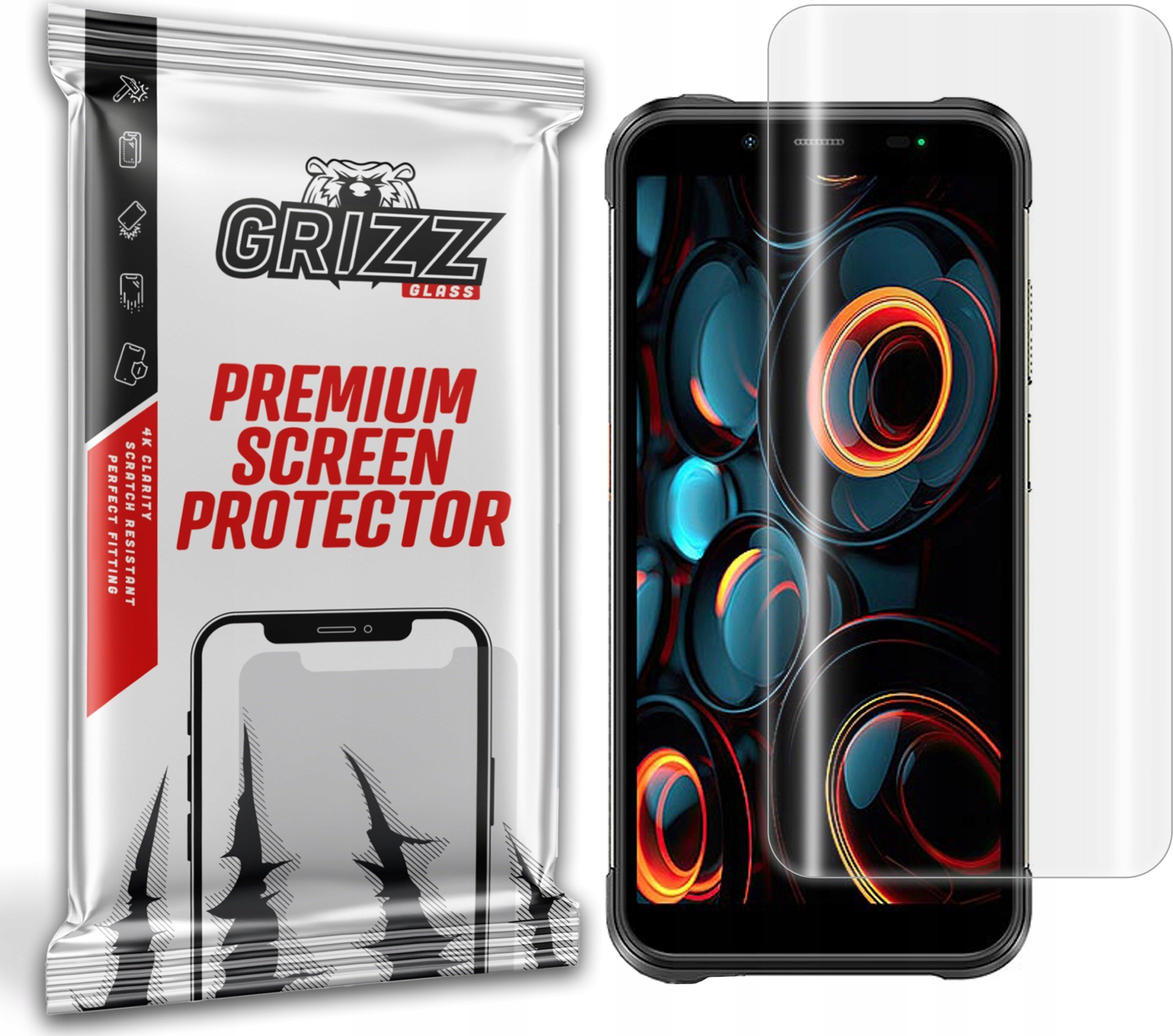 GrizzGlass Folia hydrożelowa GrizzGlass Hydrofilm do Ulefone Power Armor 16s
