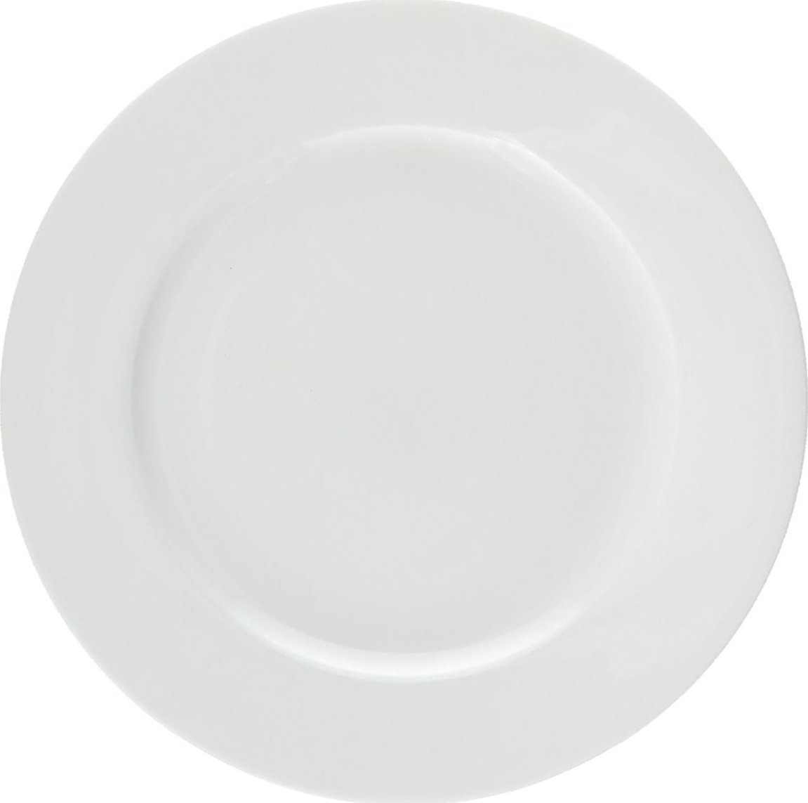 Novastyl Zestaw 6 talerzy do sałatek z rantem Essenziale - Biały, 20 cm