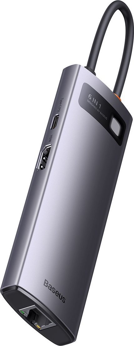 Stacja/replikator Baseus 6w1 StarJoy USB-C (WKWG080013)