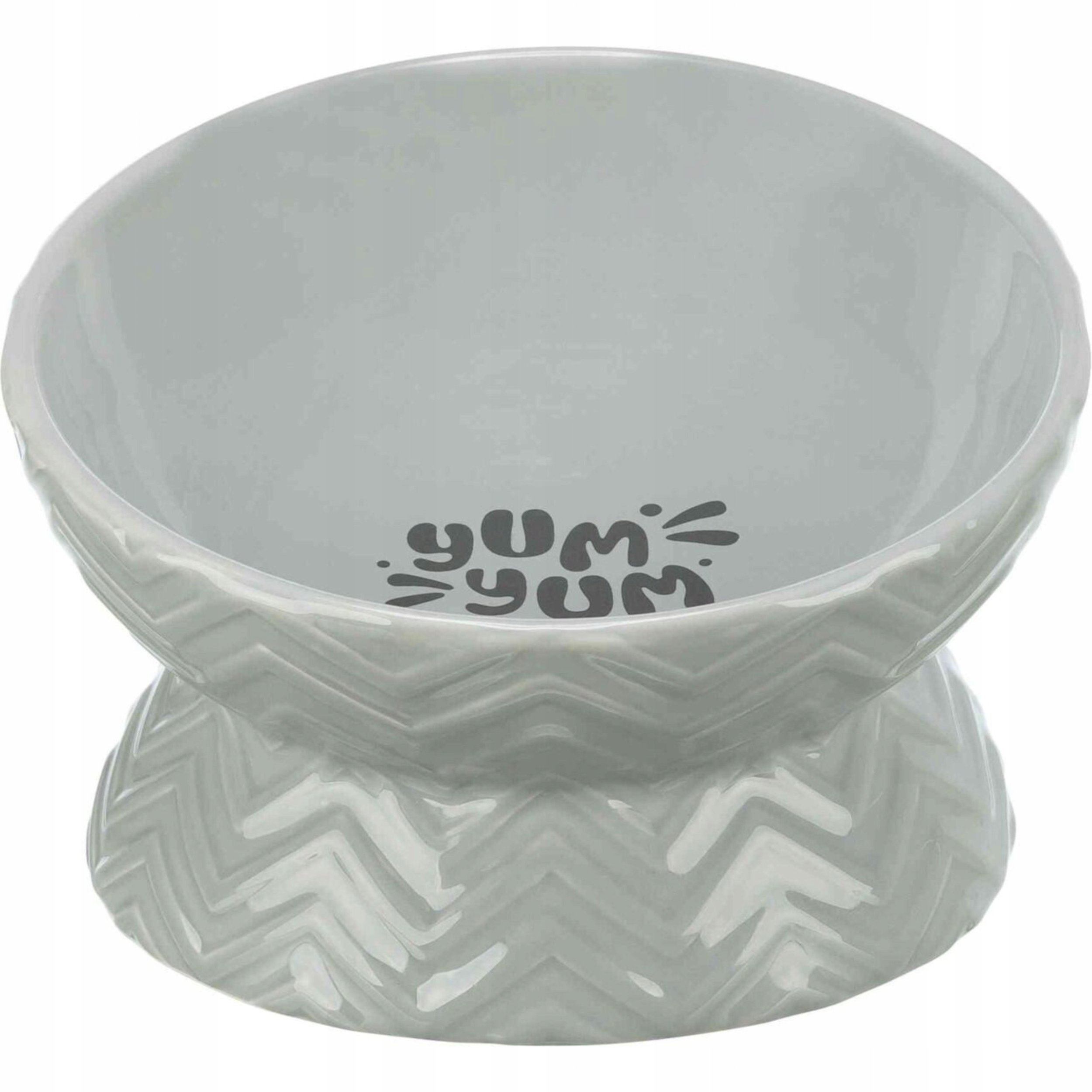 Trixie Bowl, elevated, ceramic, 0.35 l/ø 17 cm, grey