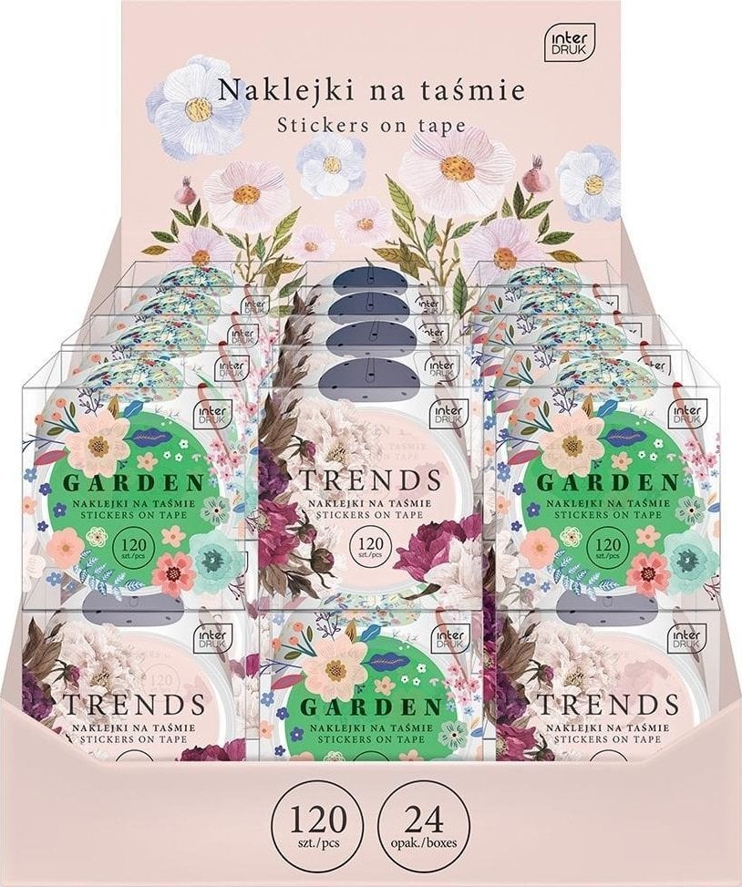 Interdruk Naklejki na taśmie Flowers