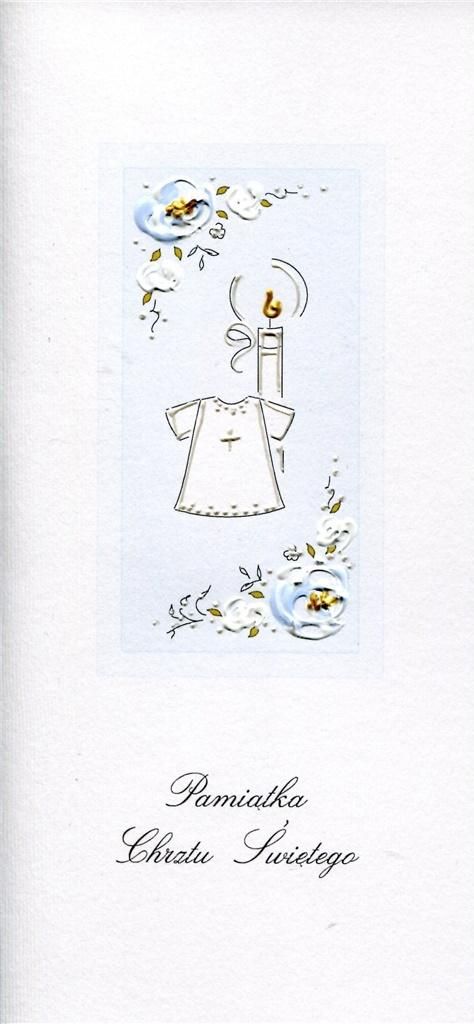 MAK Karnet Chrzest DL C12 - Koszulka chłopiec