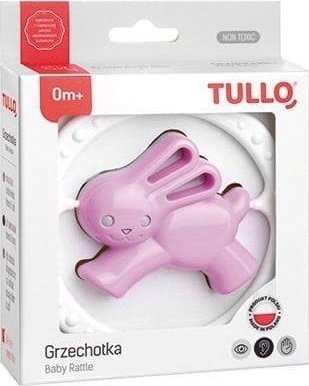 Tullo Grzechotka zając różowo-szary