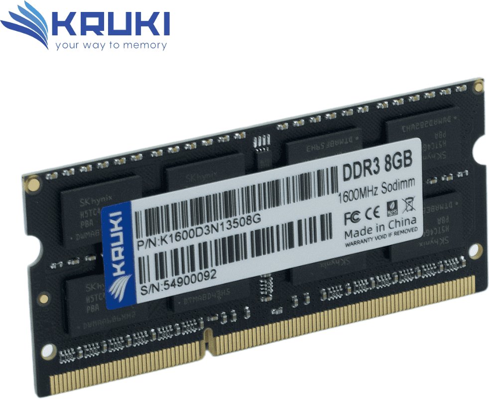 Pamięć do laptopa Kruki Pamięć DDR3 8GB Sodimm 1600MHz 1.35V