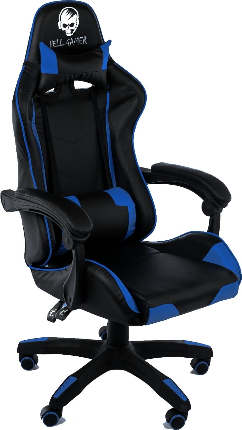 Fotel Hell-Gamer C680 niebieski