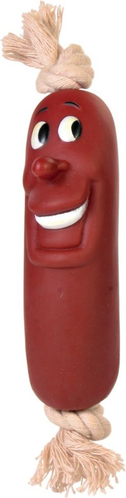 Trixie KIEŁBASA WINYLOWA ZE SZNUREM 11cm