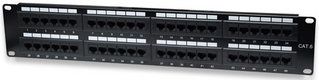 Intellinet Network Solutions Patch panel UTP Cat6 48 portów RJ45, 2U, czarny (560283)