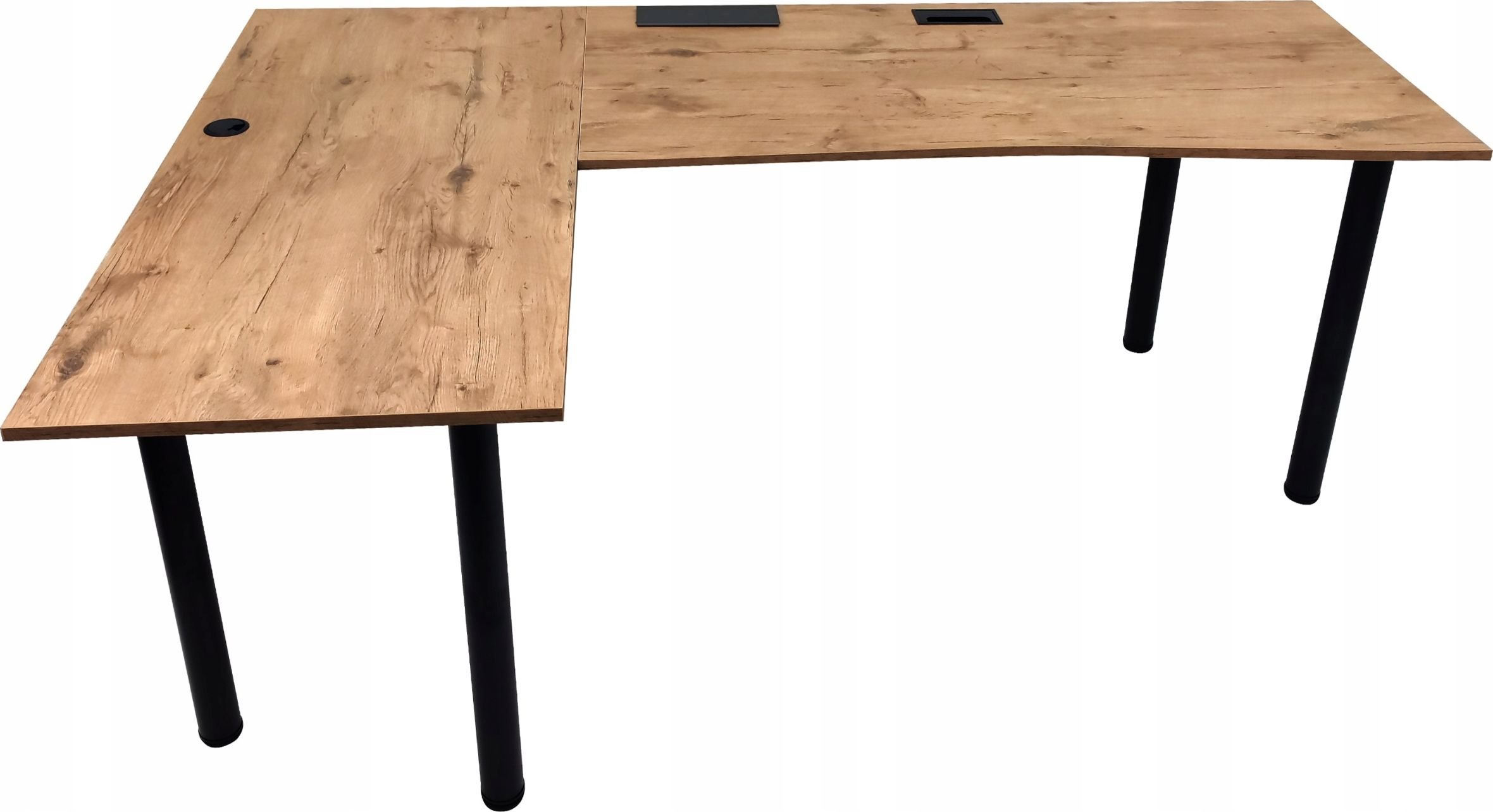 Biurko Zdesk LD-LEWE-DP Brązowe 205 cm x 138 cm