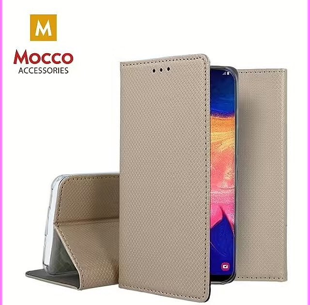 Mocco Smart Magnet Book Case For Samsung Galaxy M51 Gold