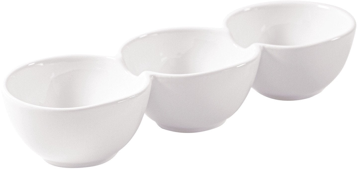 SERVING BOWLS 3 SECTIONS 30X10.6X5.6CM