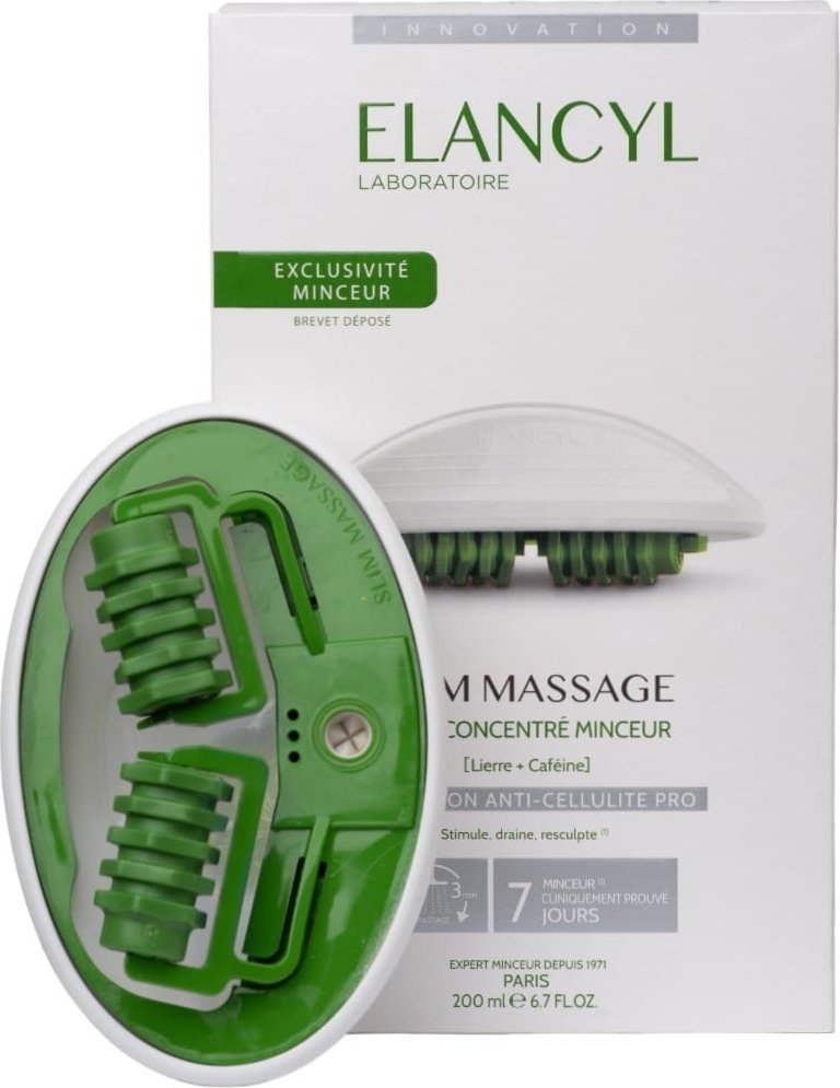 ELANCYL Slim Massage Żel anti-cellulite do ciała + masażer 200 ml