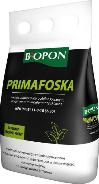 Biopon Nawóz Primafoska granulowany 5kg Biopon 1782