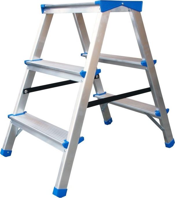 Braket Drabina wolnostojąca dwustronna aluminiowa 3 stopniowa (BR-00-7002)