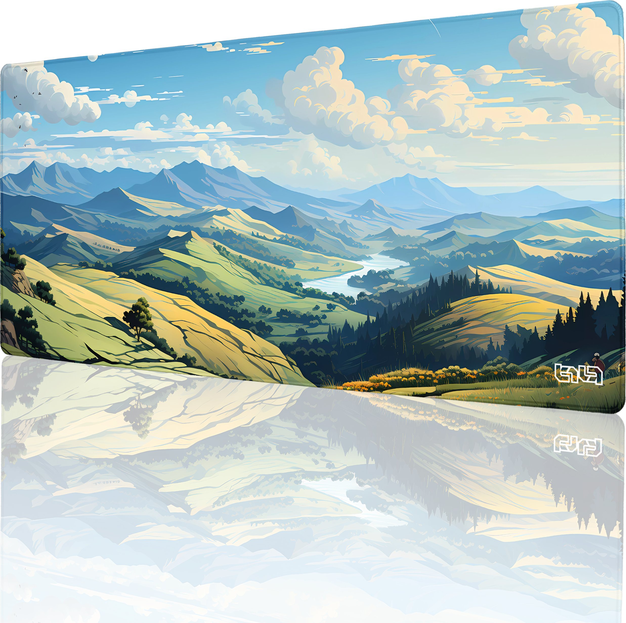 Podkładka Tilt PODKŁADKA GAMINGOWA Sielankowy Krajobraz 90x40 TILT Gamingowa XL