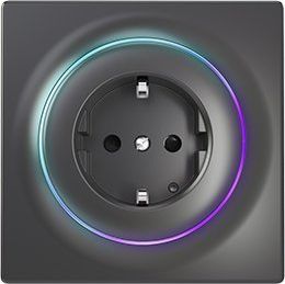 Fibaro Gniazdo Walli Outlet type F FGWOF-011 antracyt