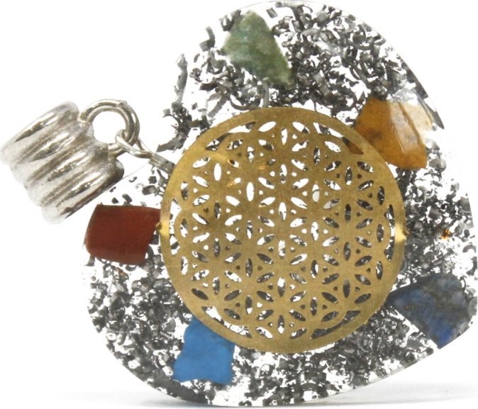 Art-Pol Wisiorek z Orgonitem - 7 Stone Chakra Heart