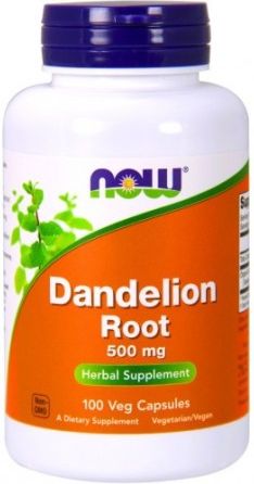 NOW Foods Dandelion Root 500 Mg - 100 Kapsułek