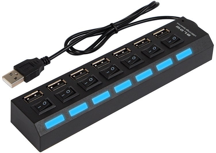 86-073# Rozgałęźnik usb wt.a-7xgn.a hub-06 czarny