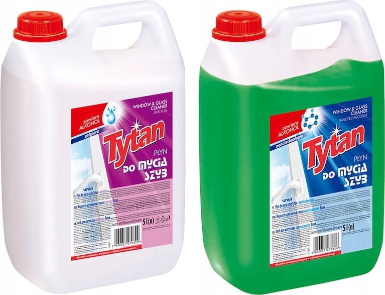 Tytan PŁYN DO SZYB NANOTECHNOLOGIA+ANTYPARA TYTAN10l