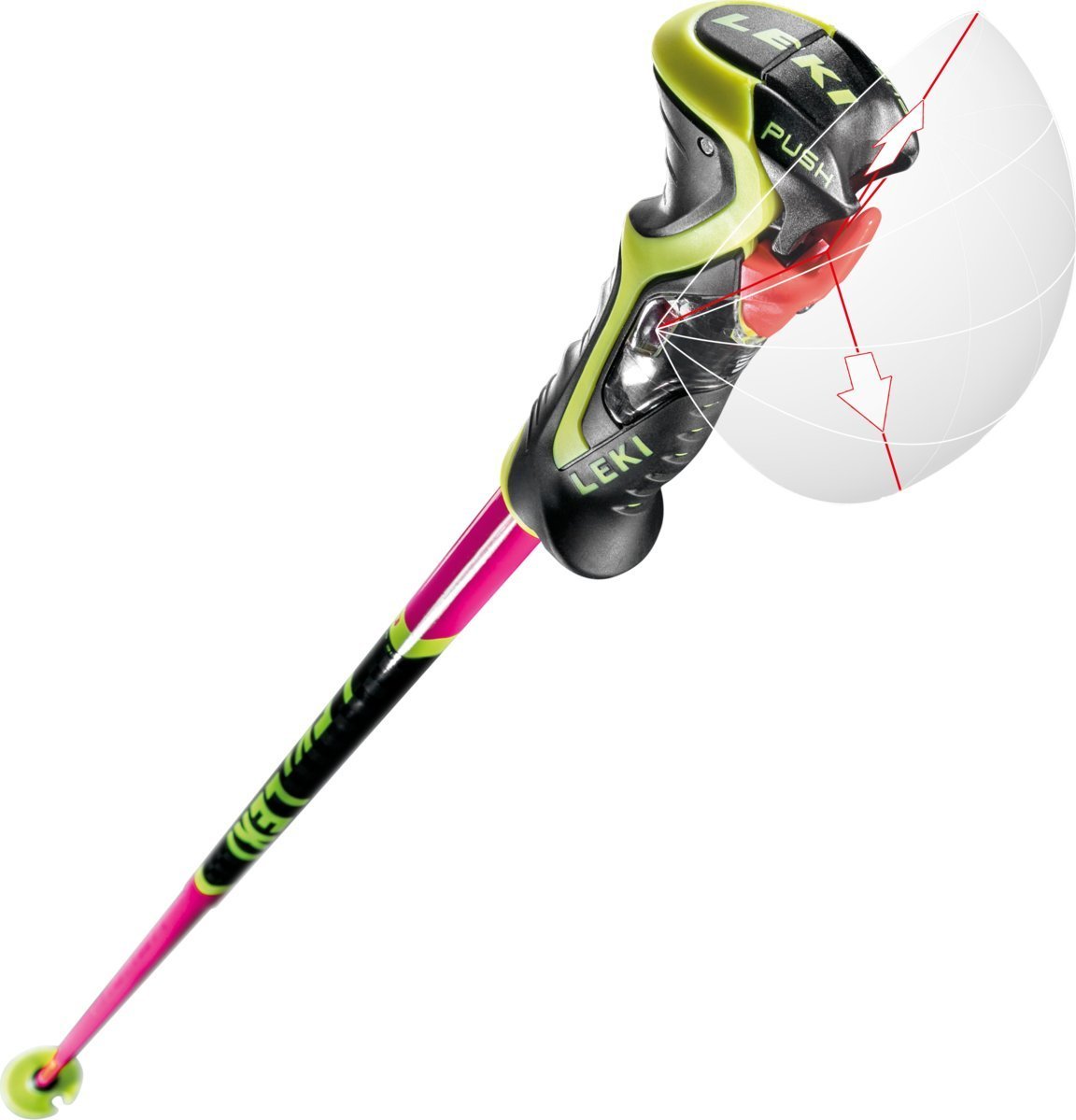 Leki LE KIJ SKY Pink/Black