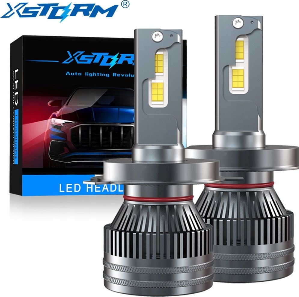 SKLEPLEDY MINI ŻARÓWKI H4 LED XSTORM 110W 23000LM CANBUS MOC