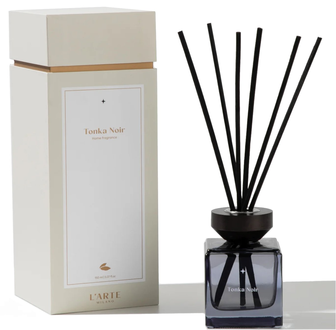 Patyczki zapachowe L'ARTE MILANO "Tonka Noir" dyfuzor 150 ml