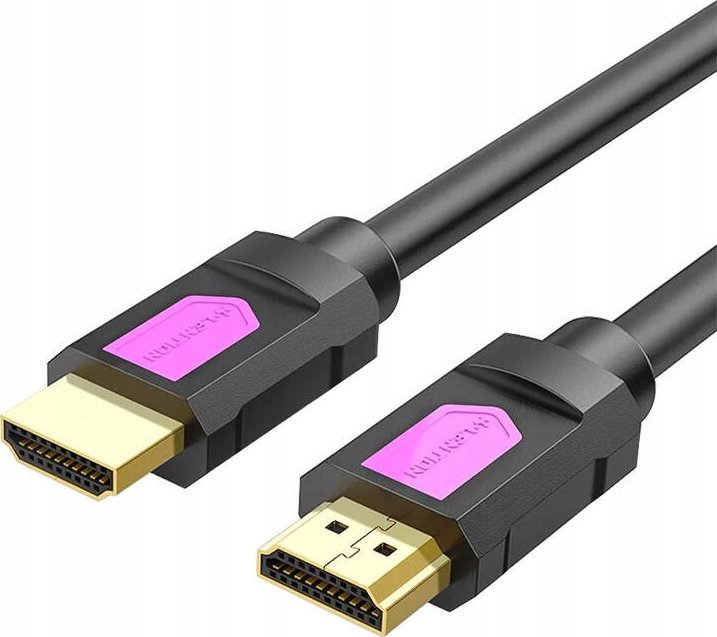 Kabel Aisens Kabel HDMI 4K High-Speed do HDMI 2.0 Lention VC-HH20, 18Gbps, PVC, 1m (czarny)