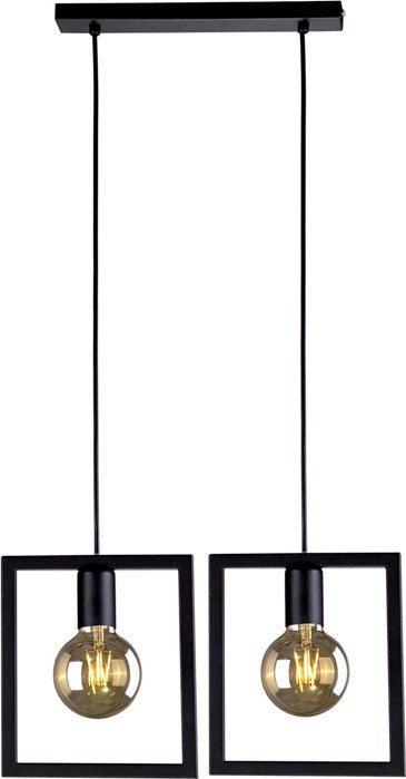 Lampa wisząca Lumes Podwójna geometryczna lampa wisząca - S097-Natsa