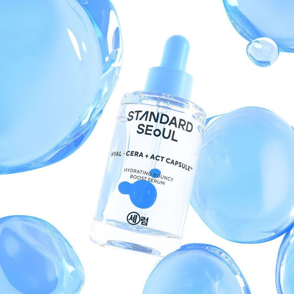 Standard Seoul, Bouncy Boost, Hydrating, Serum, Face, 30 ml For Women