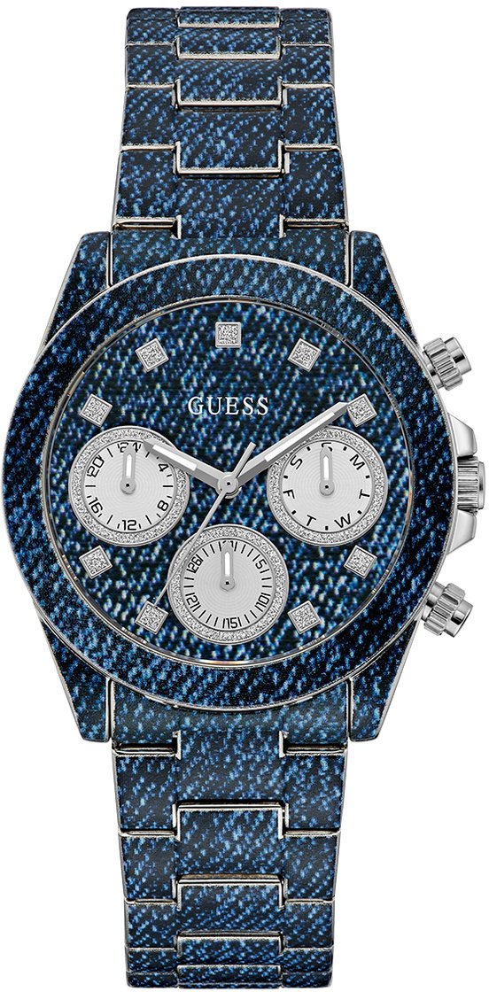 Zegarek Guess Iconic Denim GW0750L1 damski 38 mm .