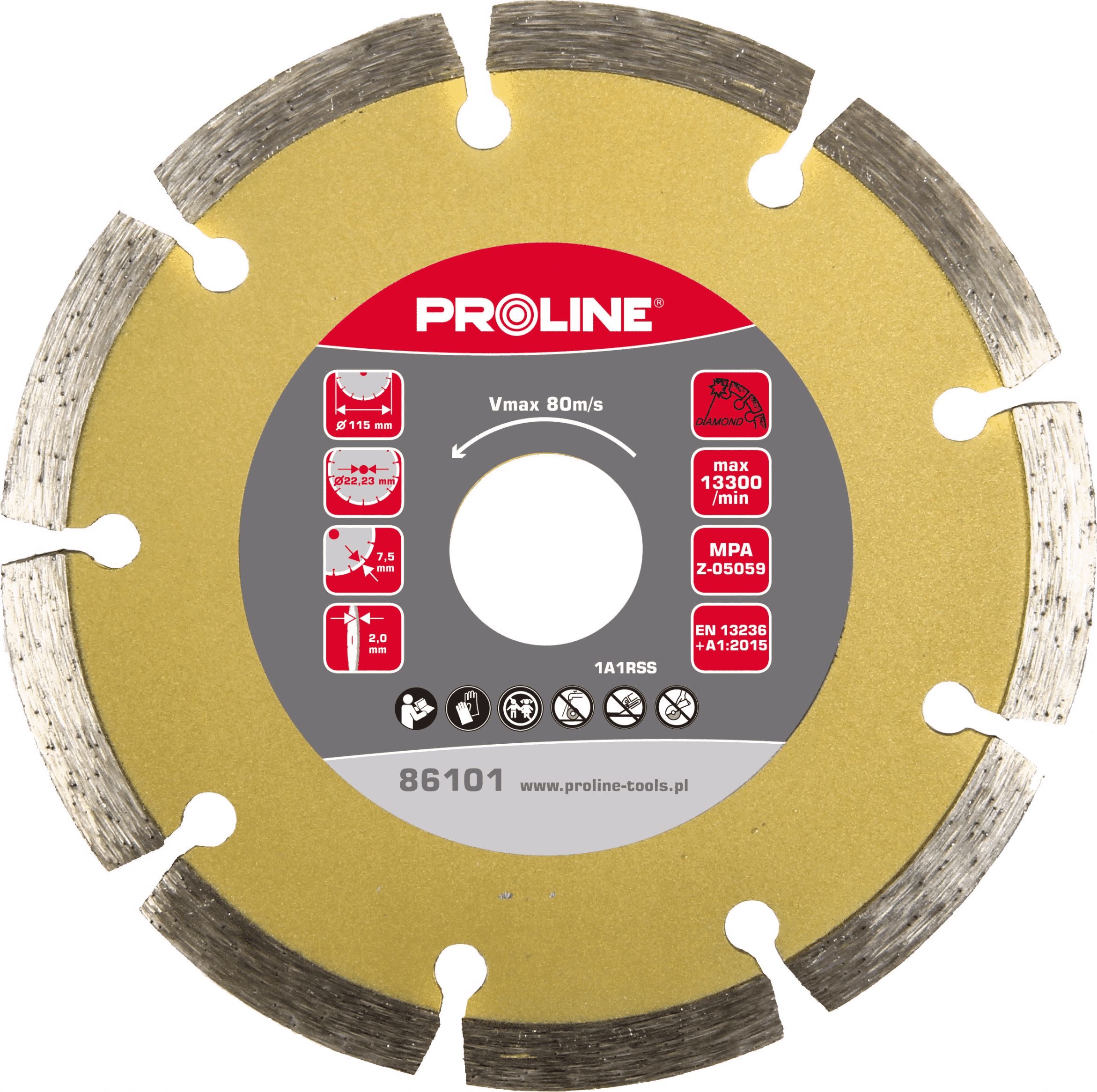Pro-Line tarcza diamentowa segment 125x2.2x7.5x22.23 (86102)