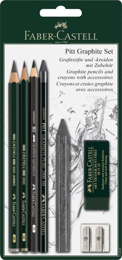Faber-Castell FABER-CASTELL Set Pitt Graphite BK