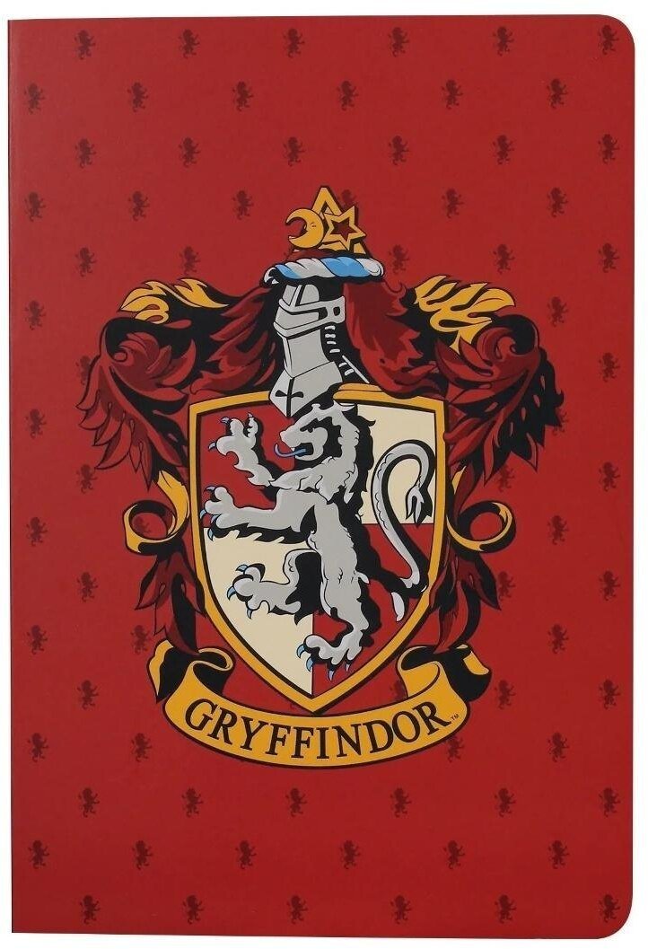 Harry Potter Notatnik A5 linia - Herb Gryffindoru