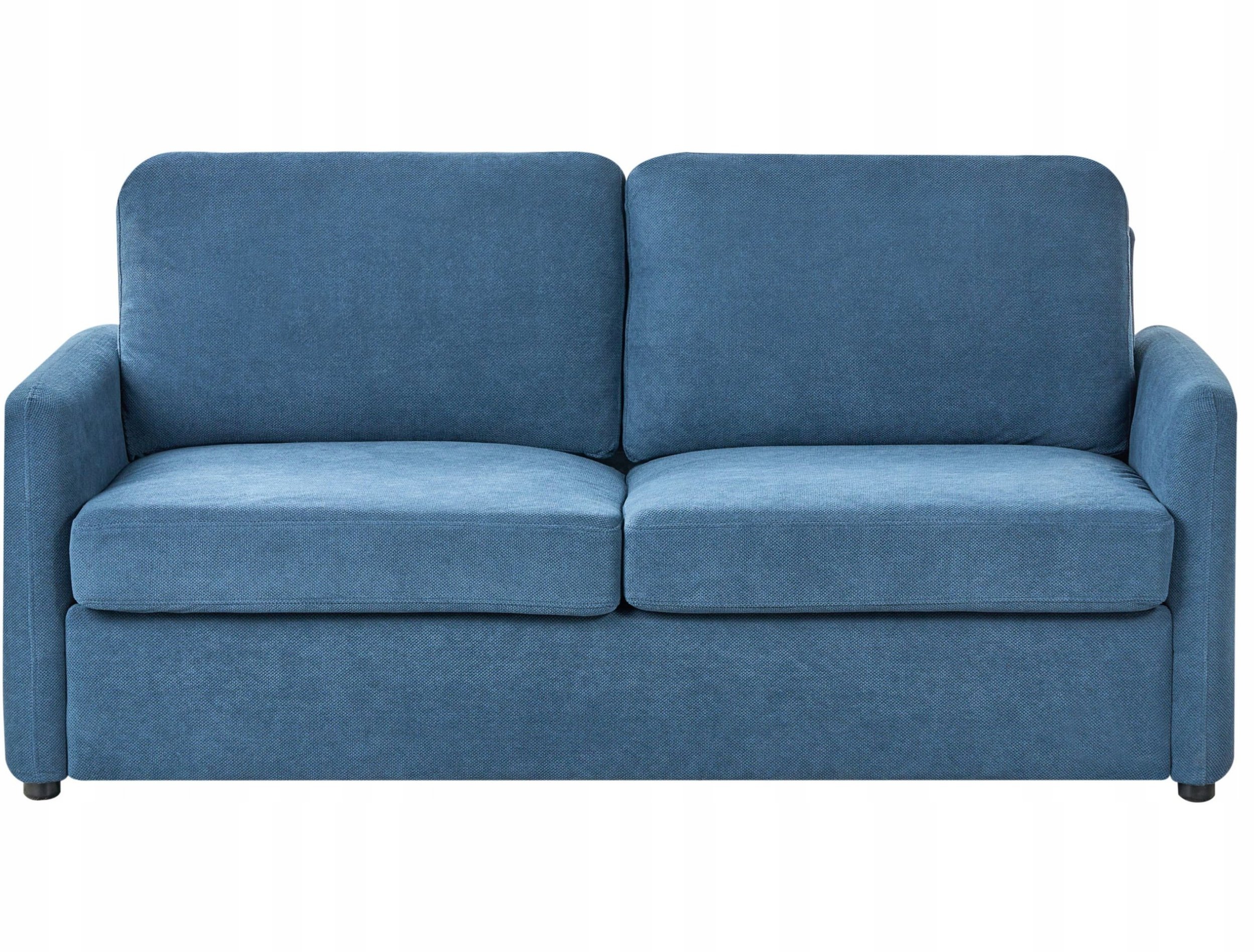 Beliani Sofa rozkładana niebieska BENNAS