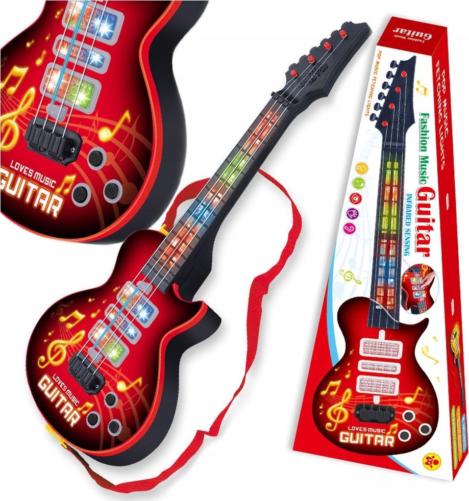 Rockowa Gitara Dla Dzieci Z Nauka Gry Na Gitarze