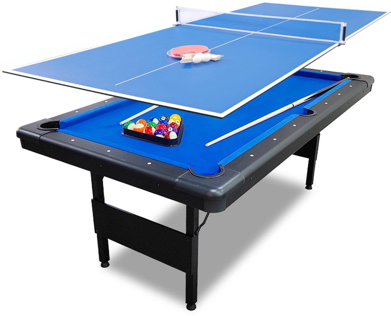 Stół bilardowy Hustler PRO 6FT składany z blatem do tenisa stołowego
