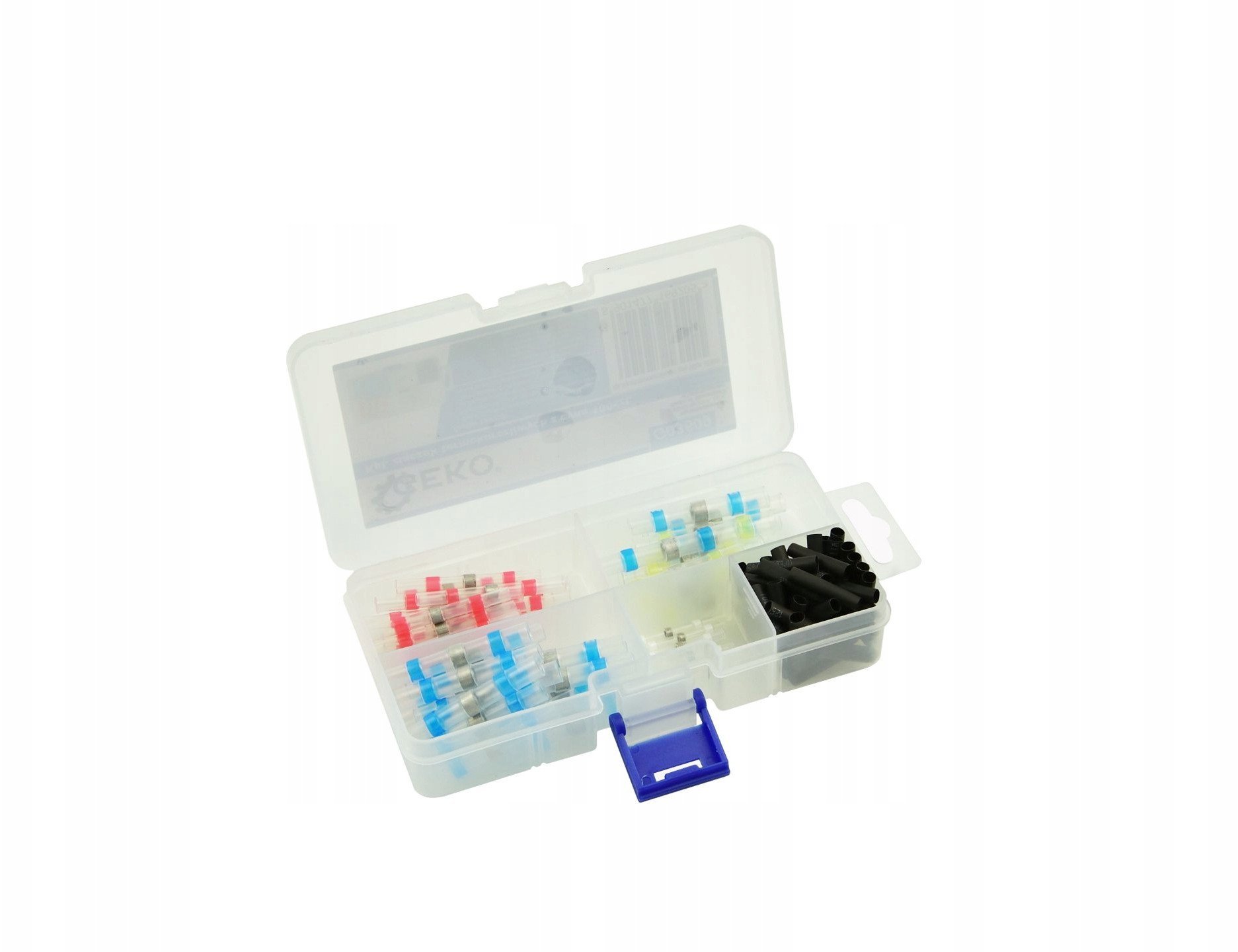 Złączki rurki koszulki termokurczliwe z cyną 0,25-6mm2 100szt. - 5 rozmiarów (200)