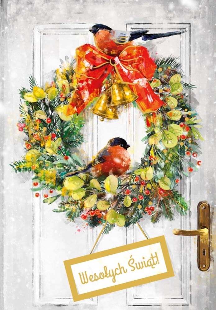 HENRY Karnet B6 Boże Narodzenie Wianek