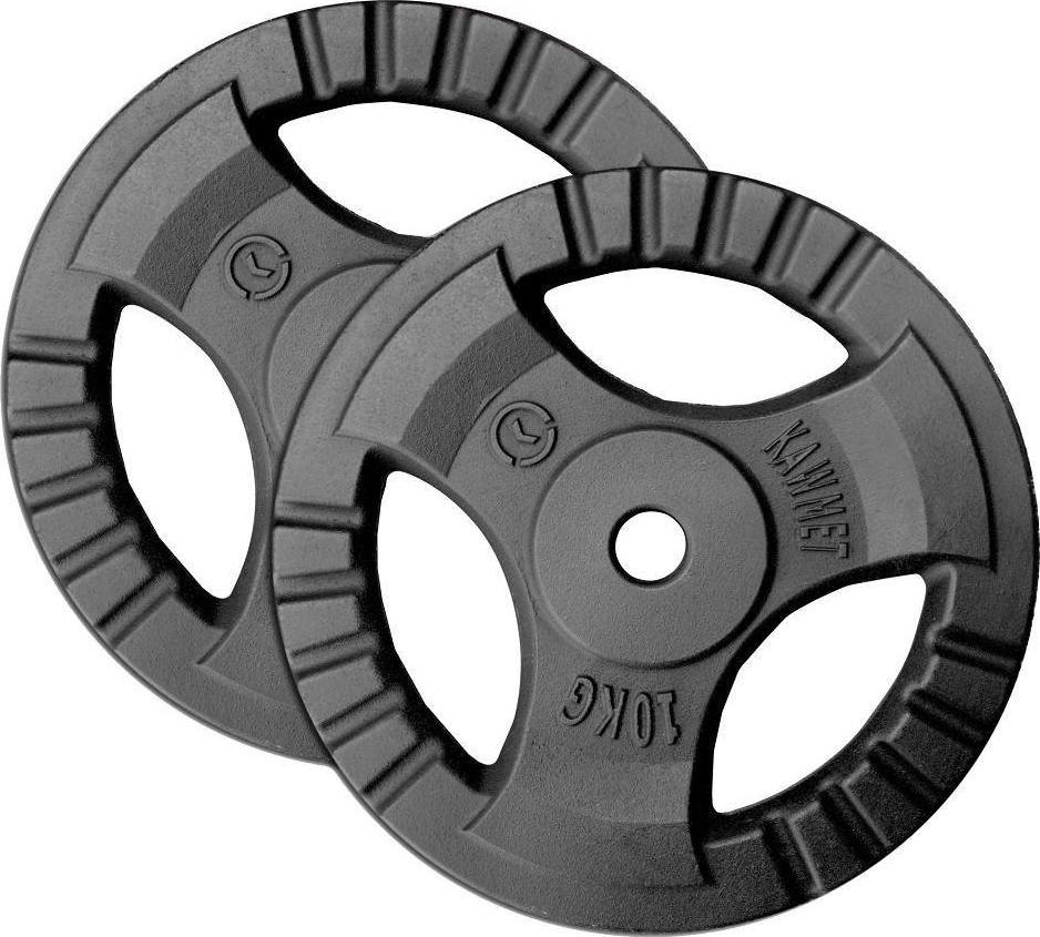 Kawmet Zestaw obciążeń żeliwnych 20 kg (30,5 mm) - 2x10 kg