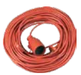 Abex Przedłużacz ogrodowy PS-H1 H05VV-F 2x1mm 10m