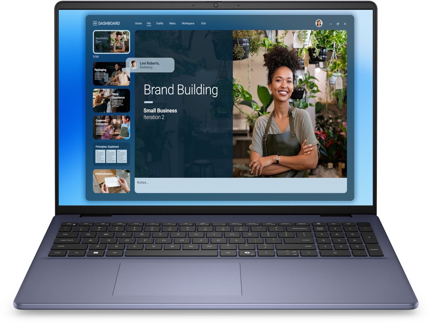 Laptop Dell 16 DC16251 Core 7 150U / 32 GB / 1 TB / W11 Pro (DC16251_RPLU-R_007)