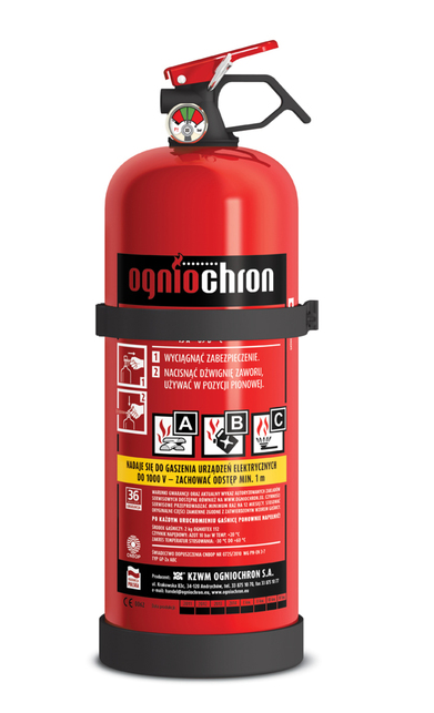 Ogniochron Gaśnica proszkowa 2kg (GP-2XABC-PM)