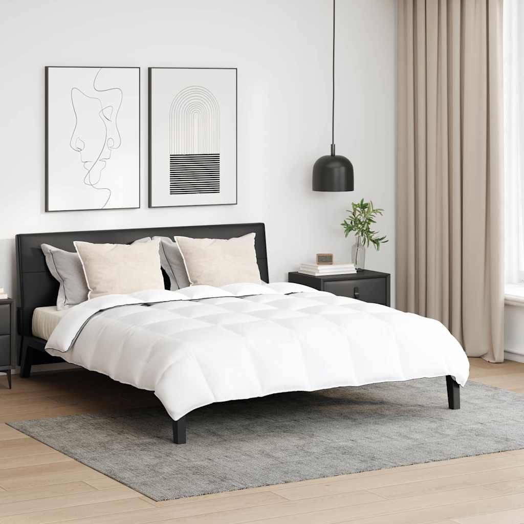 Zestaw kołdry zimowej z poduszką 3 pcs Biały 240 x 220 cm