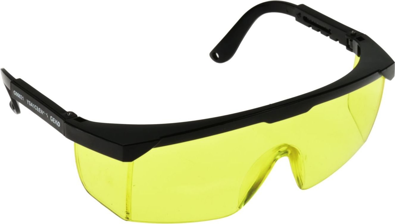 Geko Okulary ochronne żółte (10/12/70)