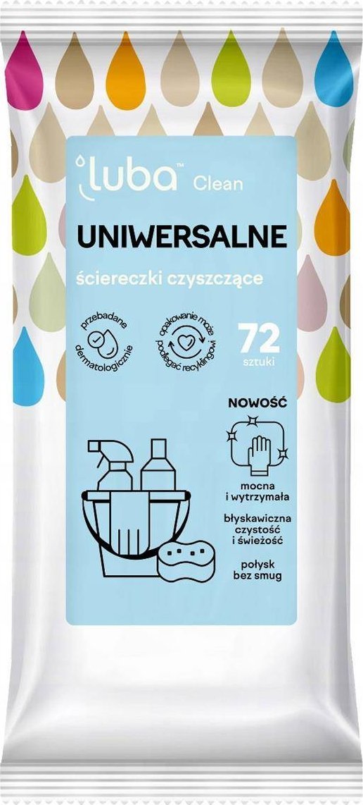 Luba Clean uniwersalne ściereczki czyszczące 72szt.