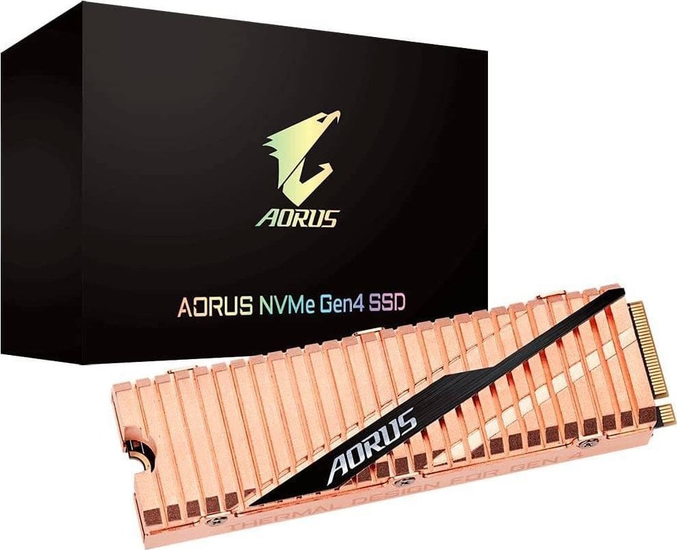 Dysk SSD Gigabyte Dysk SSD Gigabyte Aorus 2TB M.2 2280 PCI-E x4 Gen4 NVMe (GP-ASM2NE6200TTTD)